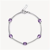 Pulsera Brosway Mujer FANCY MAGIC PURPLE in Plata Zirconia FMP05